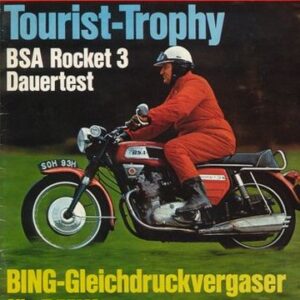 DAS MOTORRAD 14/1970 – Tourist Trophy 1970, Dauertest BSA Rocket 3