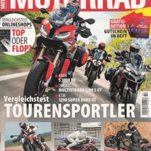 MOTORRAD 14/2020 – Tourensportler-Vergleich, BMW S 1000 XR, Ducati, KTM