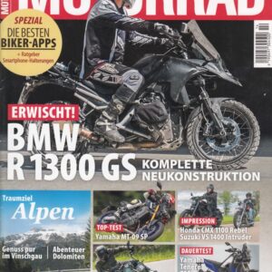 MOTORRAD 14/2021 – BMW R 1300 GS, Yamaha MT-09 SP, Harley-Davidson LiveWire, Street Bob