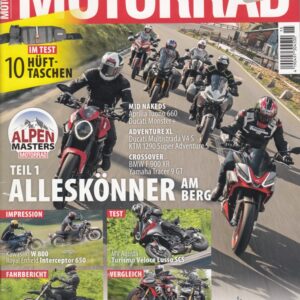 MOTORRAD 15/2021 – Aprilia Tuono 660, Ducati Monster+, Ducati Multistrada V4 S, KTM 1290 Super Adventure S, BMW F 900 XR, Yamaha Tracer 9 GT, MV Agusta Turismo Veloce Lusso-SCS, Voge 500 DS, Honda CB 500 X