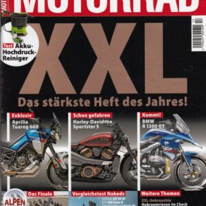 MOTORRAD 17/2021 – Aprilia Tuareg 660 & Harley-Davidson Sportster S