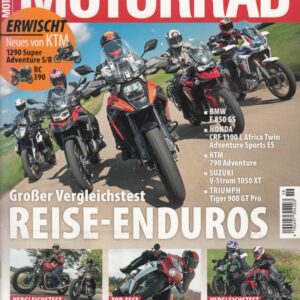 MOTORRAD 19/2020 – Reiseenduros, MV Agusta Superveloce 800, Vergleichstests