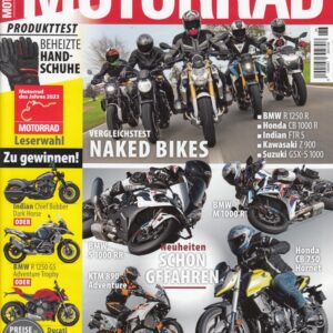 MOTORRAD 26/2022 – Vergleich BMW R 1250 R vs. Honda CB 1000 R und andere