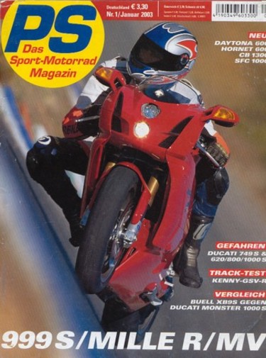 PS 1/2003 – Ducati Monster 620 i.e. vs. Kawasaki GPZ 500 S vs. Suzuki SV 650 S