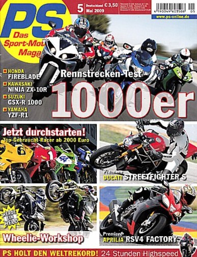 PS 5/2009 – Honda Fireblade, Kawasaki Ninja ZX-10R, Suzuki GSX-R 1000