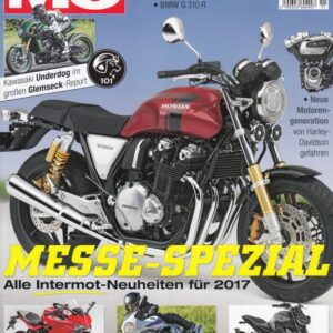 11+12 MO 11+12/2016 – Testberichte Moto Guzzi MGX-21, Ducati Monster 1200 R, BMW G 310 R