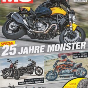 MO 6/2018 – 25 Jahre Ducati Monster, Harley-Davidson Sportster, Buell Special