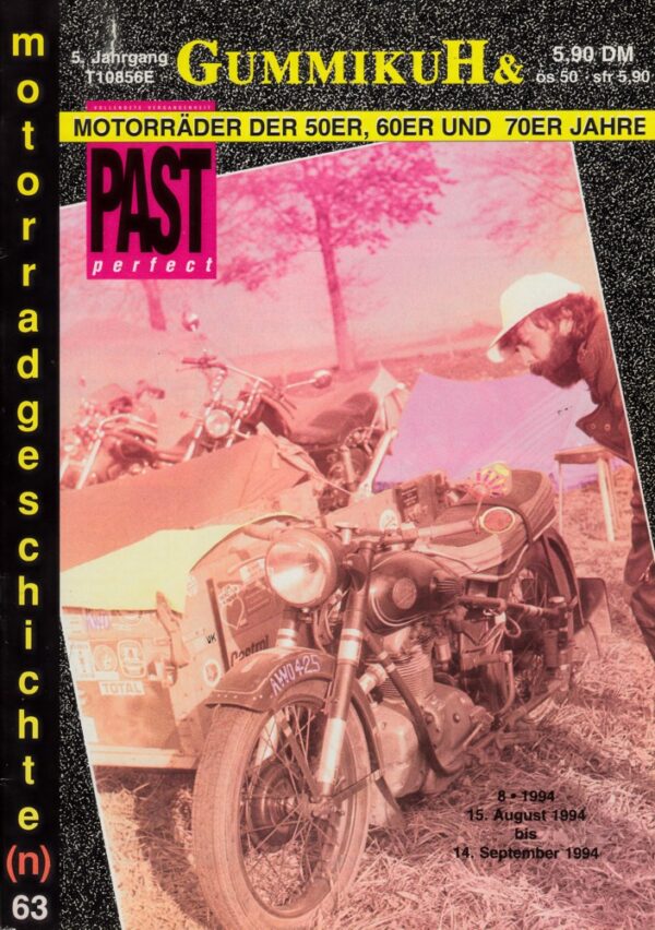 Gummikuh & PAST perfect Nr. 63 – Norton Challenge P86, Triumph, BSA C 12