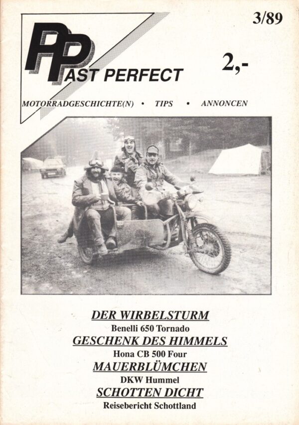 PAST perfect 3/89 – Benelli 650 Tornado, Honda CB 500 Four, DKW Hummel "Standard"