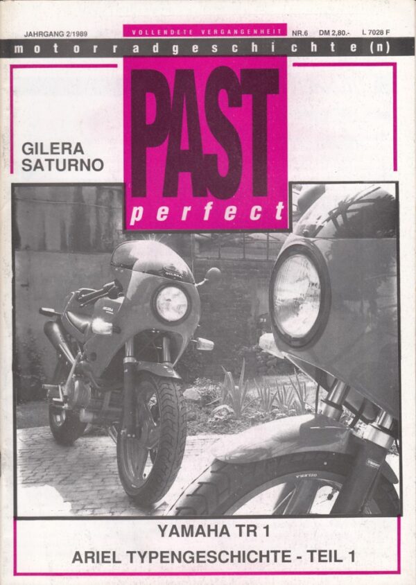 8906 PAST perfect Nr. 6/1989 – Gilera Saturno Bialbero, Yamaha TR 1